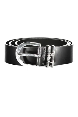 CALVIN KLEIN WOMEN'S LEATHER BELT BLACK