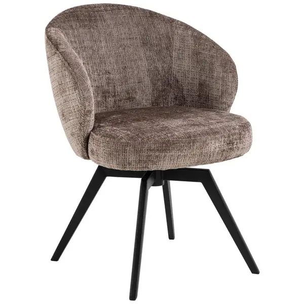 MID.YOU ŽIDLE S PODRUČKAMI, ocel, struktura, hnědá, černá