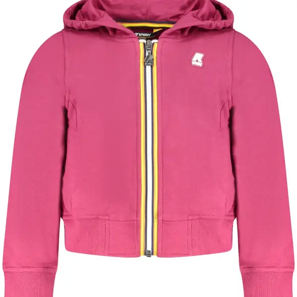 Dívčí mikina K-WAY na zip fialová