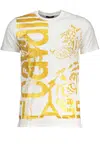 CAVALLI CLASS MEN'S SHORT SLEEVED T-SHIRT WHITE