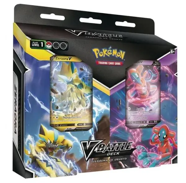 Nintendo Pokémon V Battle Deck Bundle Deoxys V vs Zeraora V