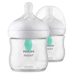 PHILIPS AVENT Fľaša Natural Response s ventilom AirFree 125 ml, 0m+, 2 ks