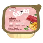 WOW Hovädzie s tekvicou junior paštéta pre rastúce psy a šteňatá 150 g