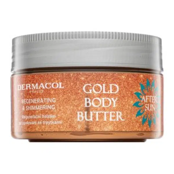 Dermacol telové maslo Regenerating & Shimmering Gold Body Butter 200 ml