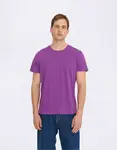 Organic Basics True Regular Fit Tee Aubergine L
