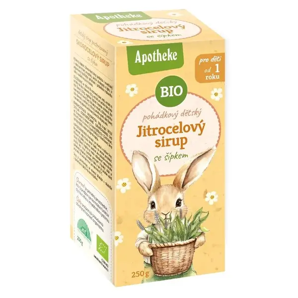 APOTHEKE Sirup detský skorocelový so šípkou BIO 250 g
