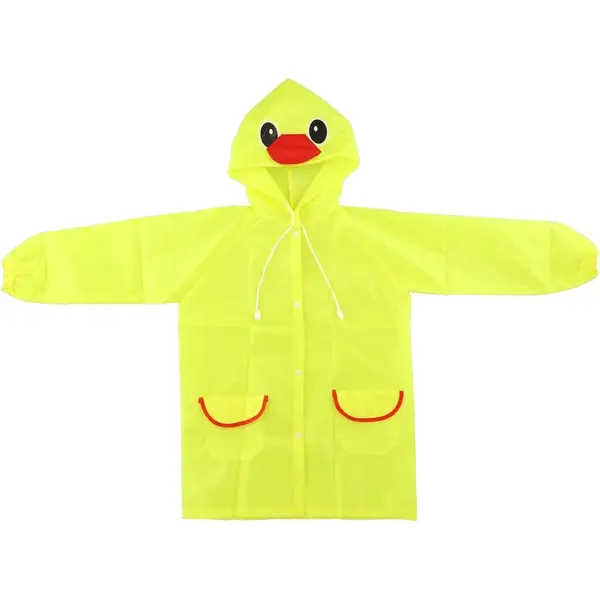 Teddies Pláštenka detská Kačička veľkosť 110 - 120 cm žltá