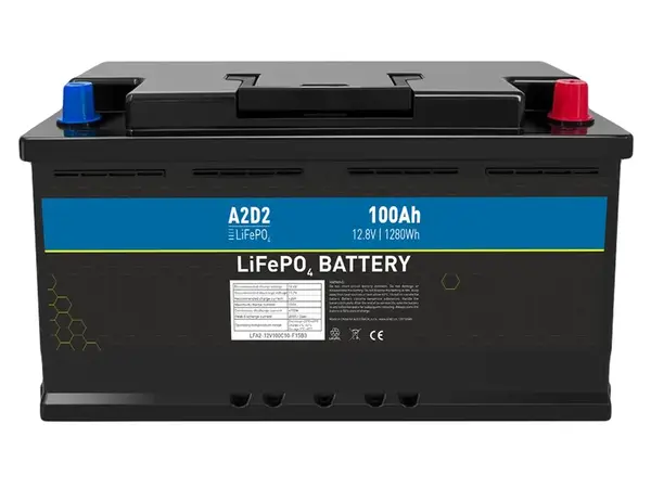 A2d2 batéria lifepo4 12,8 v 100ah f15 car battery case gotion cells