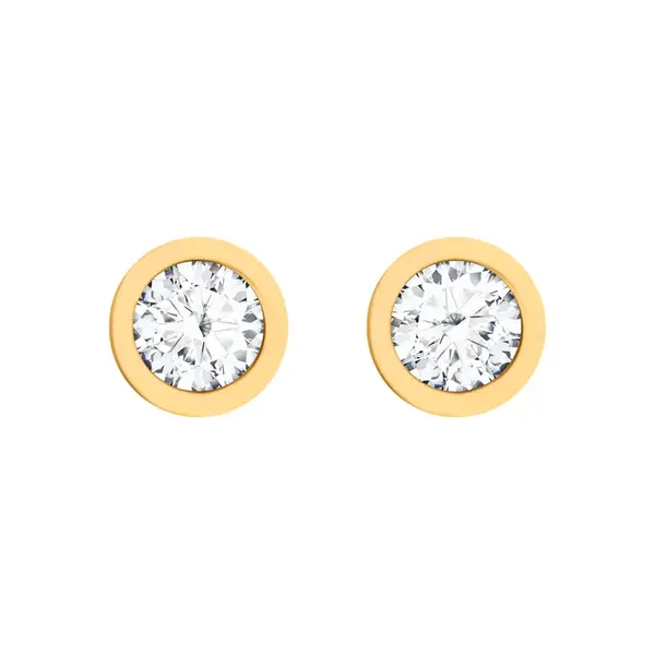 Preciosa Trblietavé pozlátené náušnice Gonia 7388Y00