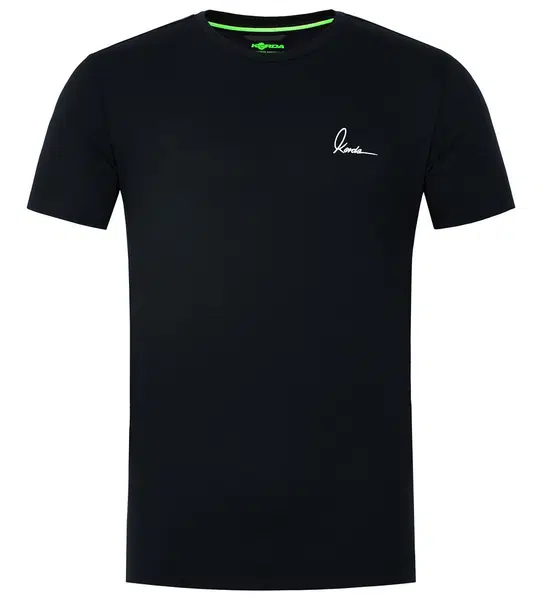 Korda tričko minimal tee black - xxl