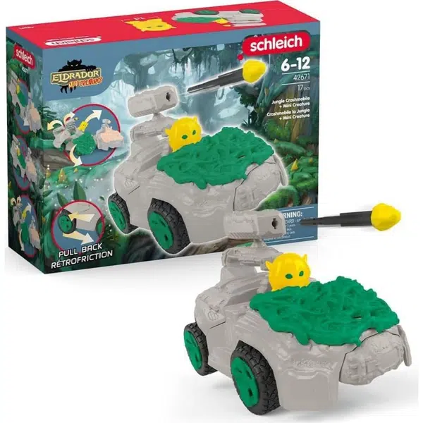 Schleich CrashMobile z džungle s figúrkou Mini Creature