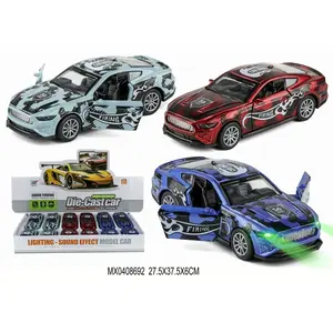 Autíčko pretekárske kovové 1:32