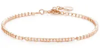 Rosato Slušivý bronzový náramok so zirkónmi cubic RZB033