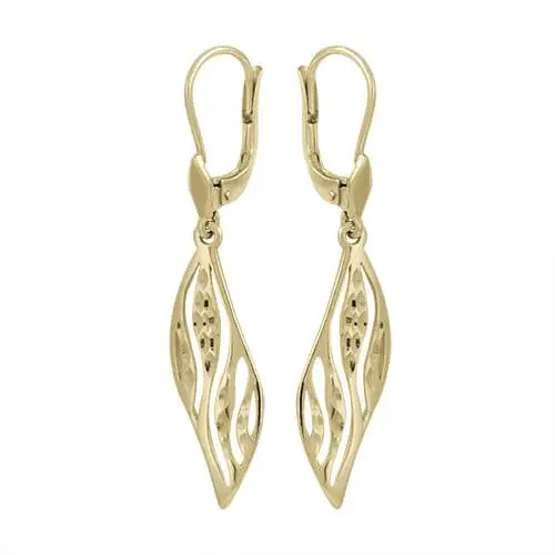 Soliter Krásne náušnice zo žltého zlata 231 001 00625