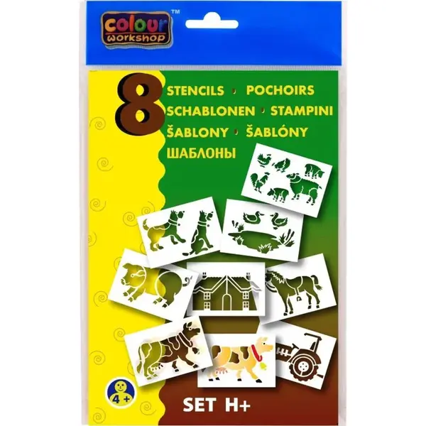 Centropen Šablóny A5 8 ks Farma