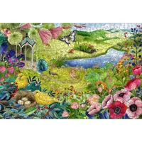 Ravensburger Puzzle drevené Divoká záhrada 500 dielikov