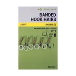 Korum háčik s gumičkou banded hook hairs barbless - veľkosť 10