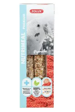 Pochoutka Nutrimeal Stick červené proso pro papoušky 110g