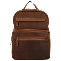 Stylový kožený batoh GW Nasim, camel