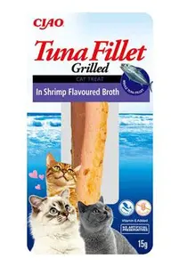 Churu Cat Tuna Fillet In Shrimp Flavoured Broth 15g
