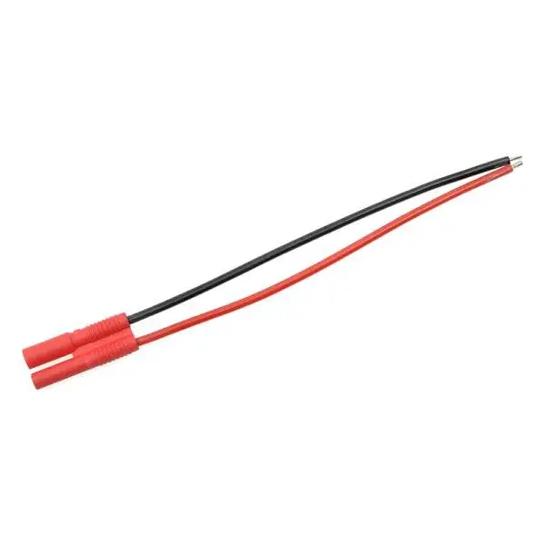 Konektor pozlátený 2.0mm samica s káblom 20AWG 10cm