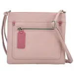 Stylová dámská koženková crossbody kabelka Walida, růžová