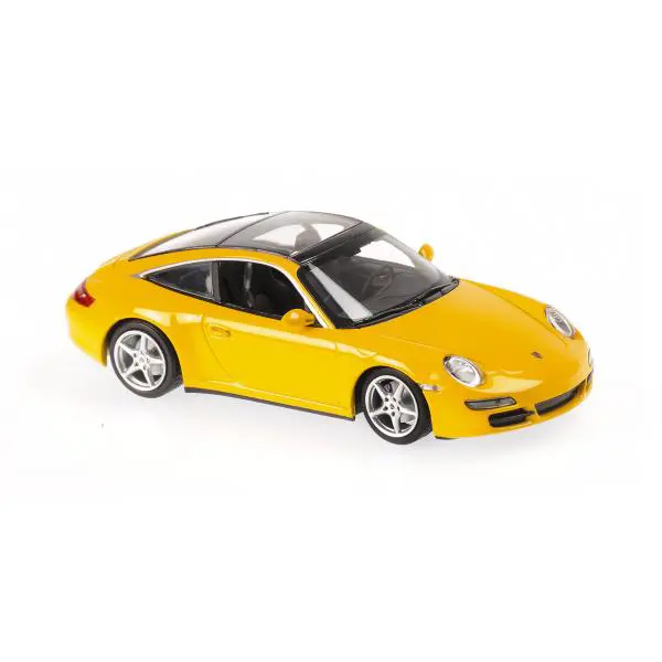 1:43 PORSCHE 911 TARGA - 2006 - YELLOW - MINICHAMPS