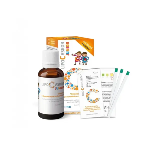 Lipo C Askor Junior Tekutý Lipozomální Vitamín C 110ml