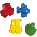 Androni Tvorítka na piesok 4 kusy - dopravné prostriedky