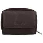 Mini kožená dámská peněženka Bellugio Urwing, tmavě hnědá