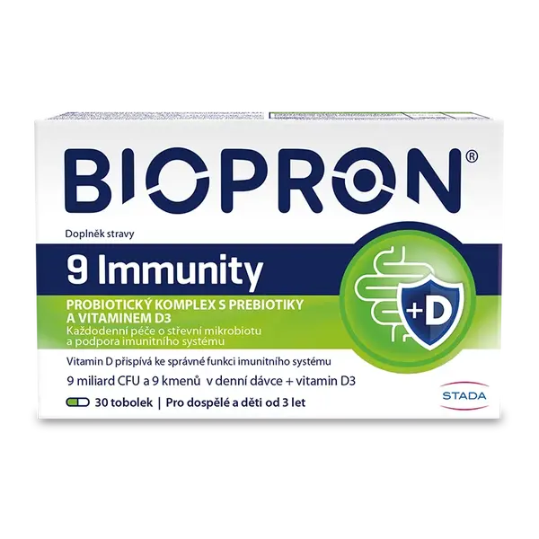 Biopron Imunita probiotika + vitamin D 30 tobolek