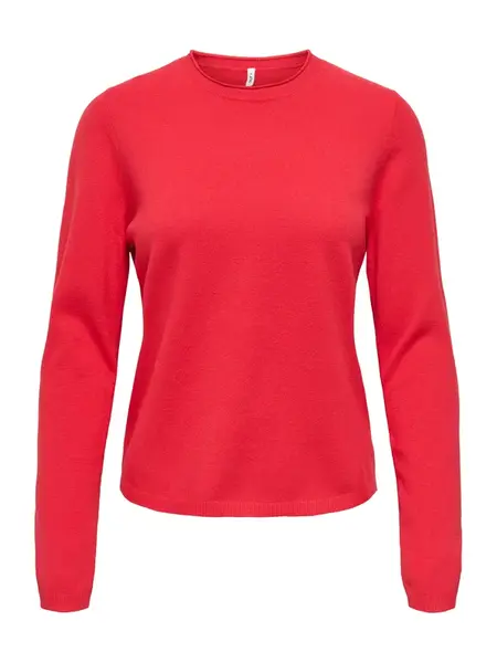 ONLY Sveter 'ONLLOYAL'  krvavo červená