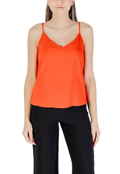 Vero Moda oranžový top na ramínka