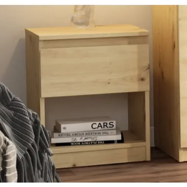 Skříňka/noční stolek Carlos 40 cm, dub artisan
