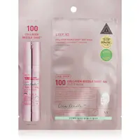 VT Cosmetics Collagen Reedle Shot 100 2 Step Mask liftingová a spevňujúca maska na dvojfázové ošetrenie pleti 26.5 g