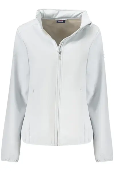 Bílá softshellová bunda