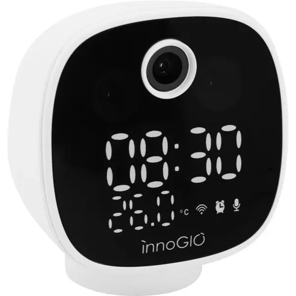 innoGIO GIOSafety Smart Clock domácí Smart Wi-fi kamera 1 ks
