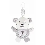 Textilná závesná hračka s melódiou FreeON - biely medvedík