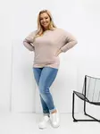 Plus size béžová halenka