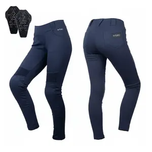 Dámské moto legíny W-TEC Lukrecia Base Blue modrá L