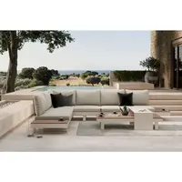 Ambia Garden TERASOVÁ SEDACÍ SOUPRAVA 4dílné, kov, plast, textil