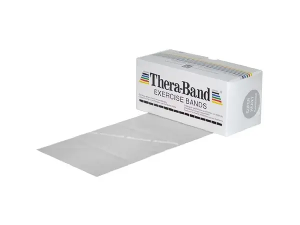 Thera-Band Posilovací guma 5,5 m, stříbrná, super silná