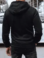 Pánská černá mikina s kapucí Dstreet