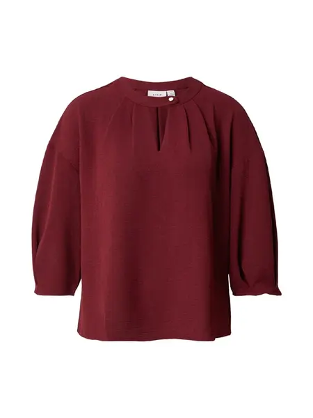 VILA Blúzka 'VIENYA'  vínovo červená
