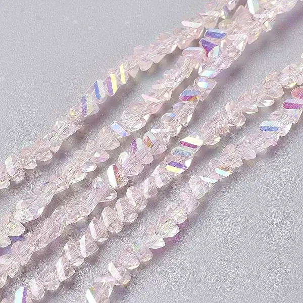 Electroplate Glass Bead Strands