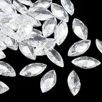 Cubic Zirconia Pointed Back Cabochons