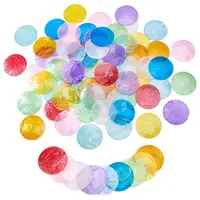 120Pcs Natural Capiz Shell Disc Pendants