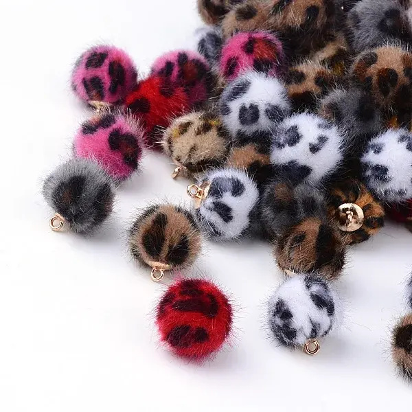 Handmade Plush Cloth Fabric Covered Charms