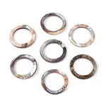 Natural Paua Shell Linking Rings