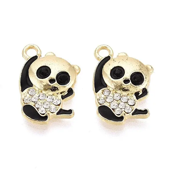 Alloy & Enamel & Crystal Rhinestone Pendants